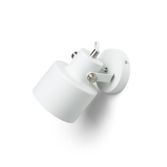 Rendl R13901 - Nástěnné bodové svítidlo Celeia 1xE27, matná bílá/matný nikl