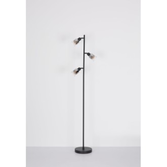 Globo 54308T - Stolní lampička Hubertus 1xE14, matná černá/kouřová