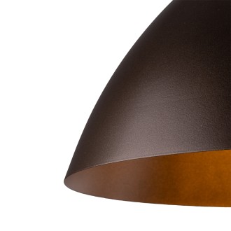TK Lighting 4509 - Lustr Faro 1xE27, Ø500, hnědá