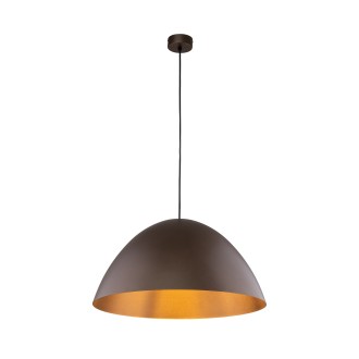 TK Lighting 4509 - Lustr Faro 1xE27, Ø500, hnědá