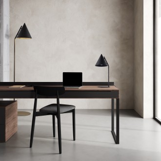 TK Lighting 16009 - Stolní lampička Cono 1xE27, černá