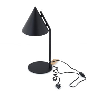 TK Lighting 16009 - Stolní lampička Cono 1xE27, černá