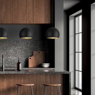 TK Lighting 10168 - Lustr Zoe 1xE27, Ø270, černá