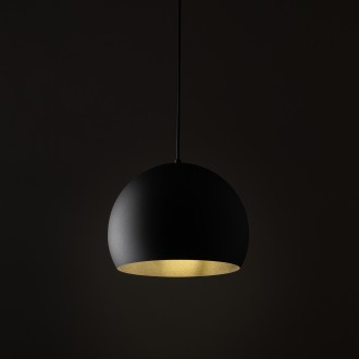TK Lighting 10168 - Lustr Zoe 1xE27, Ø270, černá