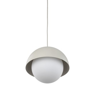 TK Lighting 10274 - Lustr Bono 1xE27, Ø270, béžová/bílá
