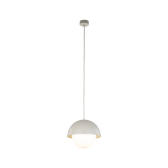TK Lighting 10274 - Lustr Bono 1xE27, Ø270, béžová/bílá