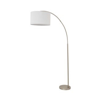 TK Lighting 16022 - Stojací lampa Zenith 1xE27, bílá/chrom