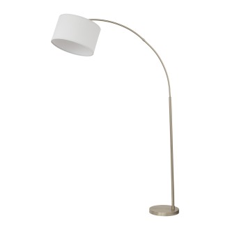 TK Lighting 16022 - Stojací lampa Zenith 1xE27, bílá/chrom