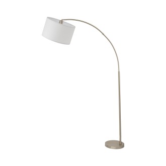 TK Lighting 16022 - Stojací lampa Zenith 1xE27, bílá/chrom
