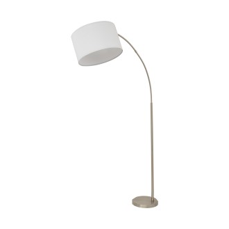 TK Lighting 16022 - Stojací lampa Zenith 1xE27, bílá/chrom