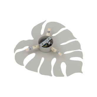 TK Lighting 5946 - Nástěnné svítidlo Monstera 3xG9, béžová
