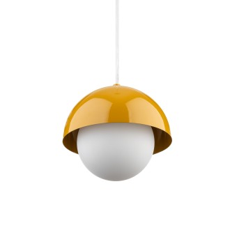 TK Lighting 10265 - Lustr Bono 1xG9, Ø170, okrová/bílá