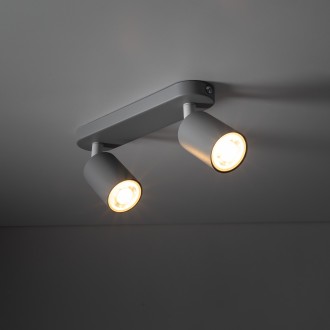 TK Lighting 10241 - Bodové svítidlo Livia 2xGU10, šedá