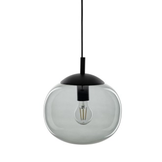 TK Lighting 4972 - Lustr Vibe 1xE27, Ø350, grafit/černá