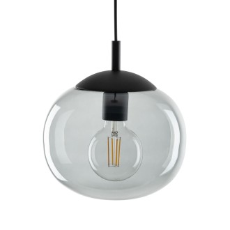 TK Lighting 4972 - Lustr Vibe 1xE27, Ø350, grafit/černá
