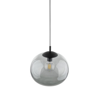 TK Lighting 4972 - Lustr Vibe 1xE27, Ø350, grafit/černá