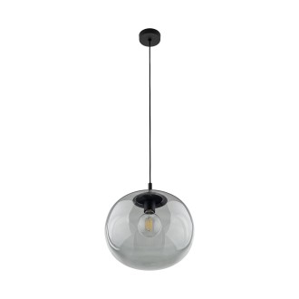 TK Lighting 4972 - Lustr Vibe 1xE27, Ø350, grafit/černá