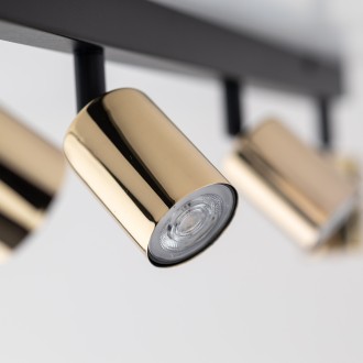 TK Lighting 5969 - Bodové svítidlo TOP 4xGU10, černá/zlatá