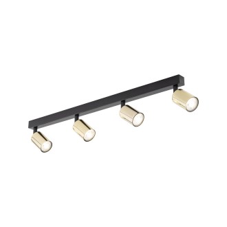TK Lighting 5969 - Bodové svítidlo TOP 4xGU10, černá/zlatá
