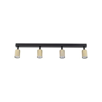 TK Lighting 5969 - Bodové svítidlo TOP 4xGU10, černá/zlatá