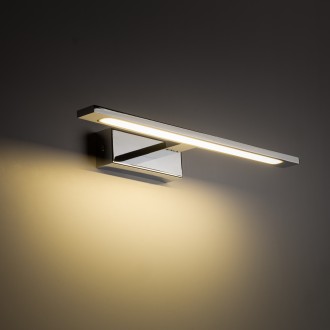 TK Lighting 18001 - Nástěnné koupelnové LED svítidlo Gallery 12W, 4000K, 1500lm, IP44, 415mm, chrom
