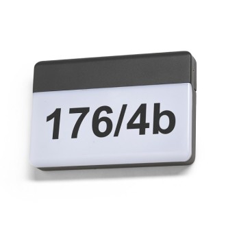 Rendl R13756 - Venkovní nástěnné LED svítidlo Gavin 13W, 3000K, 650lm, IP65, antracit/mléčná