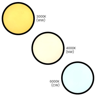 Stropní LED svítidlo MAQ 18W, 3000/4000/6500K, 1850lm, Ø230, černá