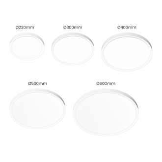 Stropní LED svítidlo MAQ 24W, 3000/4000/6500K, 2500lm, Ø300, bílá