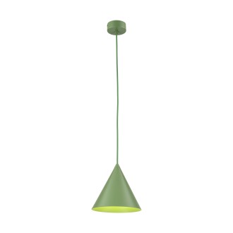 TK Lighting 10885 - Lustr CONO PEAPOD S 1xE27, Ø190, zelená