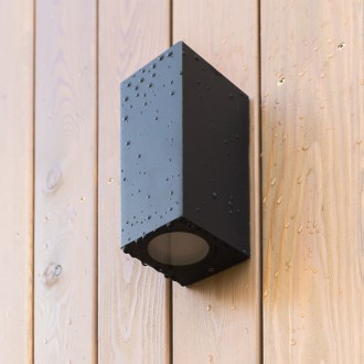 TK Lighting 10970 - Venkovní nástěnné svítidlo AXIS GRAY 2xGU10, IP44, šedá