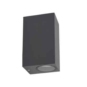TK Lighting 10970 - Venkovní nástěnné svítidlo AXIS GRAY 2xGU10, IP44, šedá