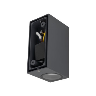 TK Lighting 10970 - Venkovní nástěnné svítidlo AXIS GRAY 2xGU10, IP44, šedá