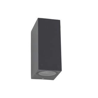 TK Lighting 10970 - Venkovní nástěnné svítidlo AXIS GRAY 2xGU10, IP44, šedá