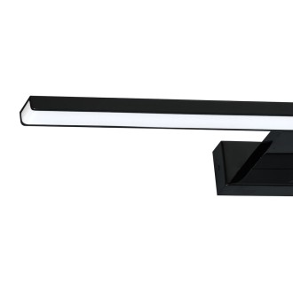 Nástěnné koupelnové LED svítidlo SHINE BLACK 13,8W, 4000K, 966lm, 60cm, IP44, černá