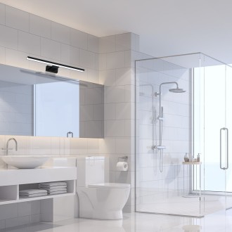 Nástěnné koupelnové LED svítidlo SHINE BLACK 13,8W, 4000K, 966lm, 60cm, IP44, černá