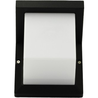 Idea led ID-8010 - Venkovní nástěnné svítidlo TAURUS 1xE27, IP54, černá/mléčná