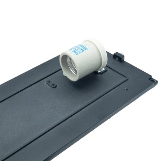 Idea led ID-8014 - Venkovní nástěnné svítidlo CETUS 1xE27, IP54, černá/mléčná
