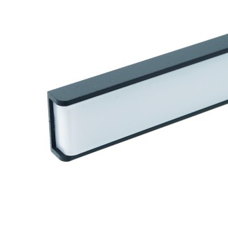 Idea led ID-9035 - Nástěnné koupelnové LED svítidlo VENUS 8W, 4200K, 580lm, IP44, 40cm, černá/zlatá