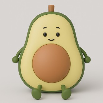 Dětské noční svítidlo AWOKADO 1W, 3000K, 25,5lm