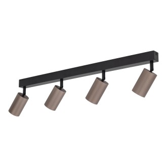 TK Lighting 16149 - Bodové svítidlo TUNE BROWN 4xGU10, černá/hnědá