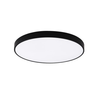 TOP LIGHT Petal 60C RC - Stropní LED svítidlo PETAL 60W, 3000-6500K, 6000lm, Ø590, černá + dálkové ovládání