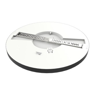 Stropní LED svítidlo Evora Black Round 18W, 3000/4000/6000K, 1260lm, Ø225, černá