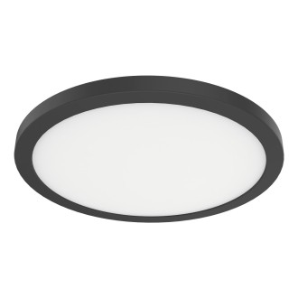 Stropní LED svítidlo Evora Black Round 18W, 3000/4000/6000K, 1260lm, Ø225, černá