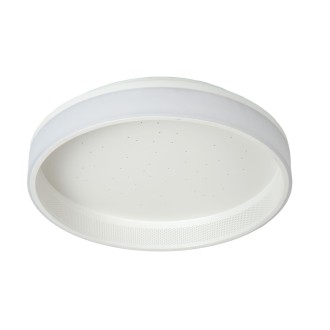 Lucide 71102/40/31 - Stropní LED svítidlo ESTREJA 40+10W, 2500-3000K, 5500+500lm, Ø400, bílá + dálkové ovládání