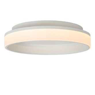 Lucide 71102/40/31 - Stropní LED svítidlo ESTREJA 40+10W, 2500-3000K, 5500+500lm, Ø400, bílá + dálkové ovládání