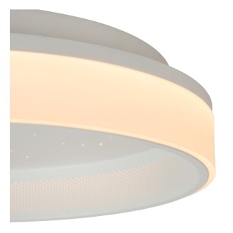 Lucide 71102/40/31 - Stropní LED svítidlo ESTREJA 40+10W, 2500-3000K, 5500+500lm, Ø400, bílá + dálkové ovládání