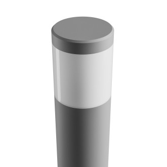 Spectrum SLI003054CCT_PW - Venkovní stojanové svítidlo STELLA COLUMN GU10, 6W, 3000/4000/6000K, 450lm, šedá