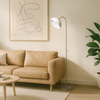 Stojací lampa ZACK CASHMERE 1xE27, kašmír