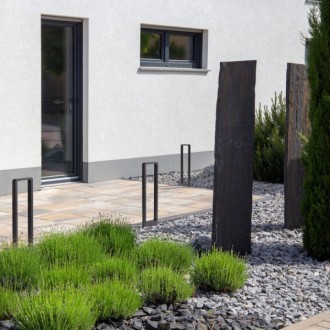 Rendl R14197 - Venkovní stojanové LED svítidlo BONN 65 7W, 3000K, 580lm, IP65, Ra90, černošedá