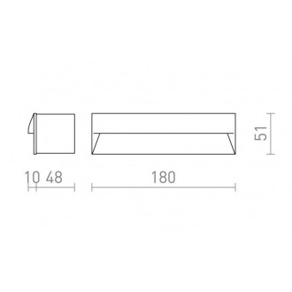 Rendl R14204 - Zápustné LED svítidlo do stěny REP 18 6W, 3000K, 330lm, 230V, 90°, IP65, bílá